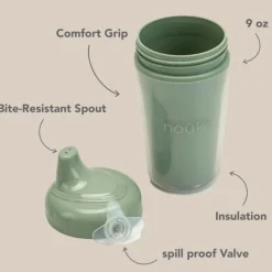Kids Nouka Breastfeeding|Tableware>Insulated Sippy Cup - Soft Sand