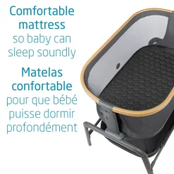 Maxi-cosi Playards & Bassinets|Playards & Bassinets>Iora Bedside Bassinet - Classic Graphite