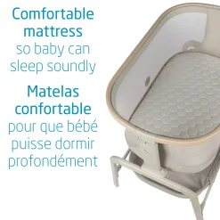 Maxi-cosi Playards & Bassinets|Playards & Bassinets>Iora Bedside Bassinet - Classic Oat