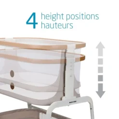 Maxi-cosi Iora Bedside Bassinet - Sand Horizon