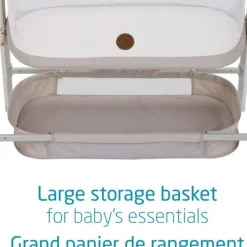 Maxi-cosi Iora Bedside Bassinet - Sand Horizon