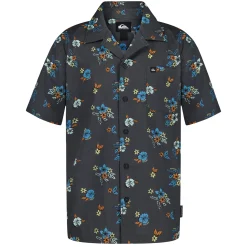 Kids/BOY Quiksilver Tops>Island Flowers Camp Shirt 8-20