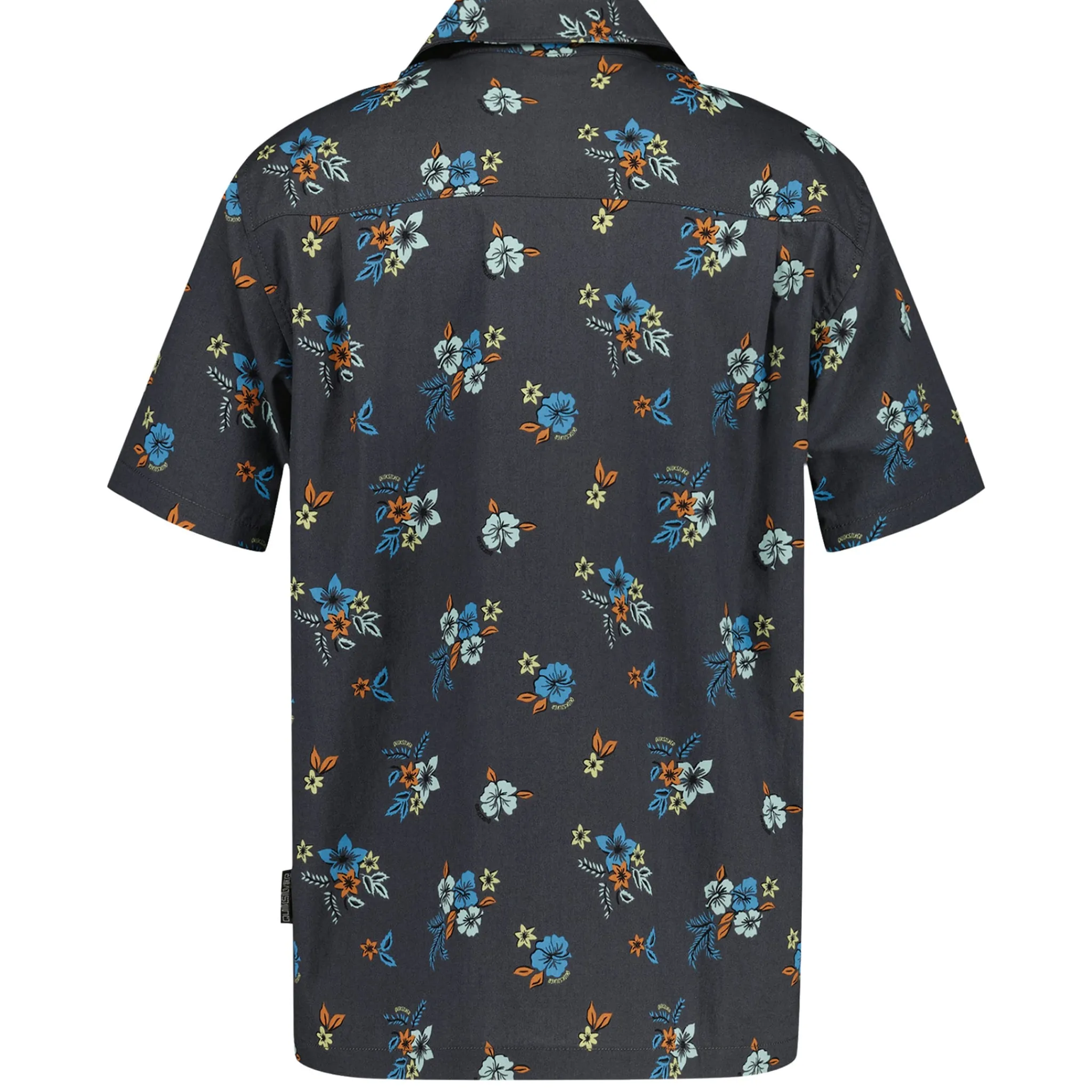 Kids/BOY Quiksilver Tops>Island Flowers Camp Shirt 8-20