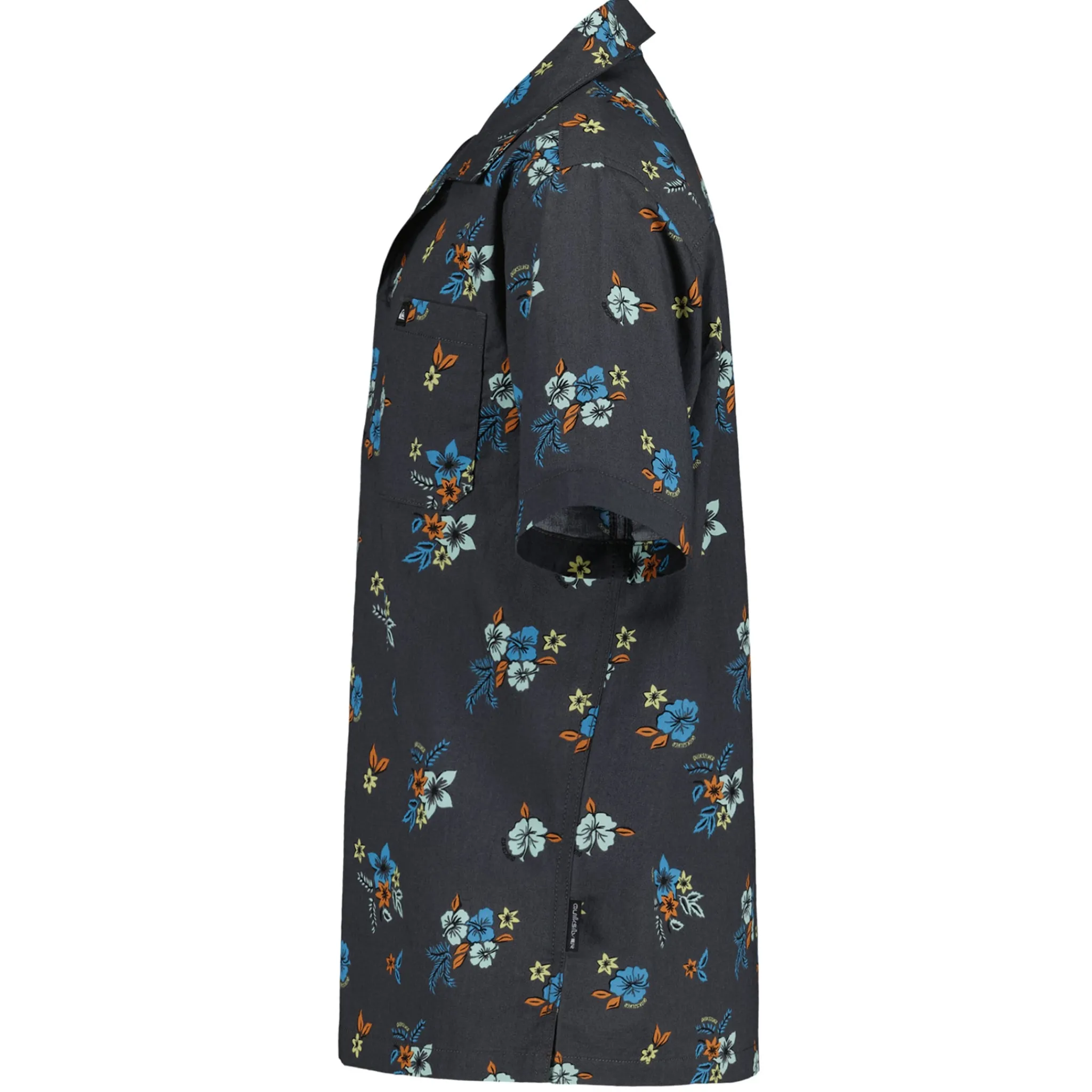 Kids/BOY Quiksilver Tops>Island Flowers Camp Shirt 8-20
