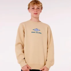 Kids/BOY Rip Curl Fleeces And Sweatshirts|Tops>Island Paradiso Crewneck 8-14y