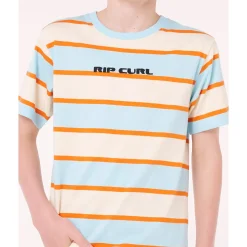 Kids/BOY Rip Curl Island Stripe T-shirt 8-14y
