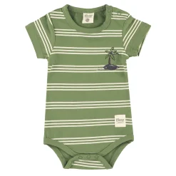 BOY Camp by Birdz Island Striped Bodysuit 3-24m