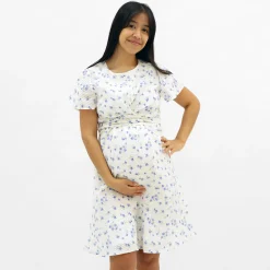 Bella Maternite Floral Maternity Dress