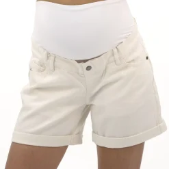 Bella Maternite Maternity Denim Shorts