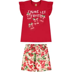 Kids Up Baby J'aime Les Fruits 2pce Set 2-8y