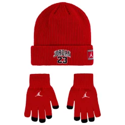 Kids/BOY Jordan JD 23 Beanie & Gloves Set 8-20y