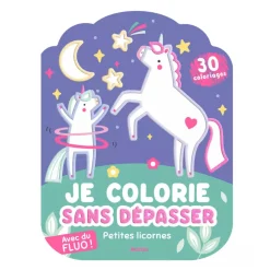 Kids Auzou Diy & Activities>Je Colorie Sans Dépasser - Petites Licornes