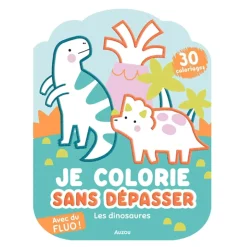 Kids Auzou Baby 0-2 Years|Diy & Activities>Je Colorie Sans Dépasser - Dinosaure