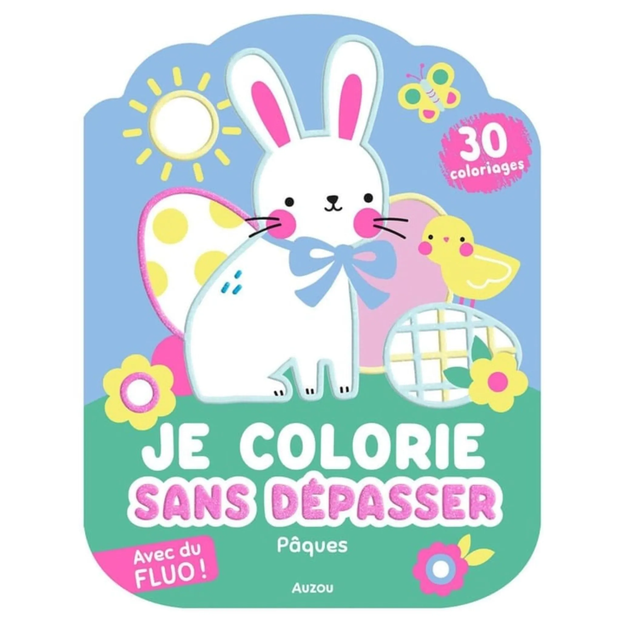 Kids Auzou Je Colorie Sans Dépasser - Pâques