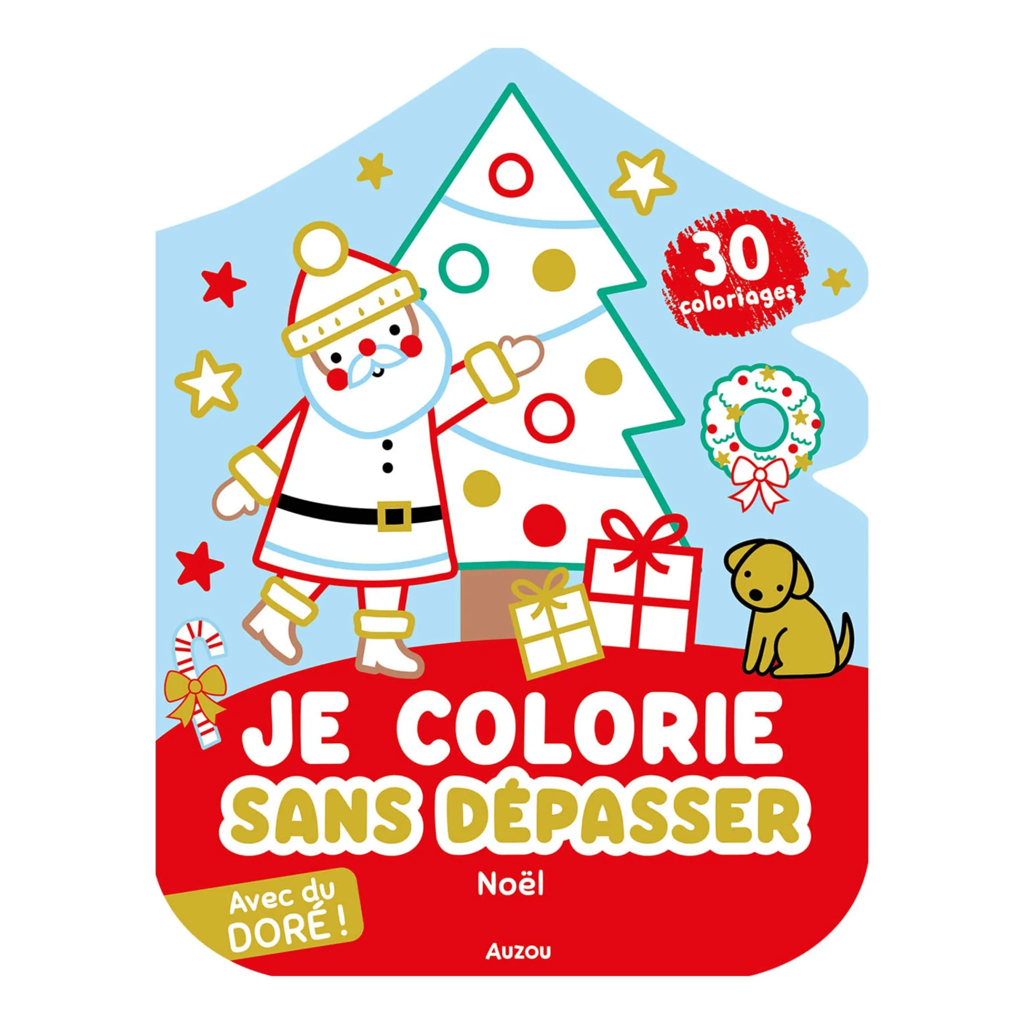 Kids Auzou Je Colorie Sans Dépasser - Noël