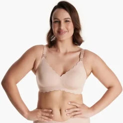 Mom Cozy Jelly Strip Nursing Bra