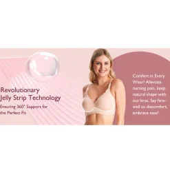 Mom Cozy Jelly Strip Nursing Bra
