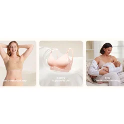 Mom Cozy Jelly Strip Nursing Bra