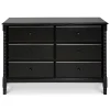 DaVinci Storage Furniture>Jenny Lind Spindle 6-Drawer Dresser - Ebony