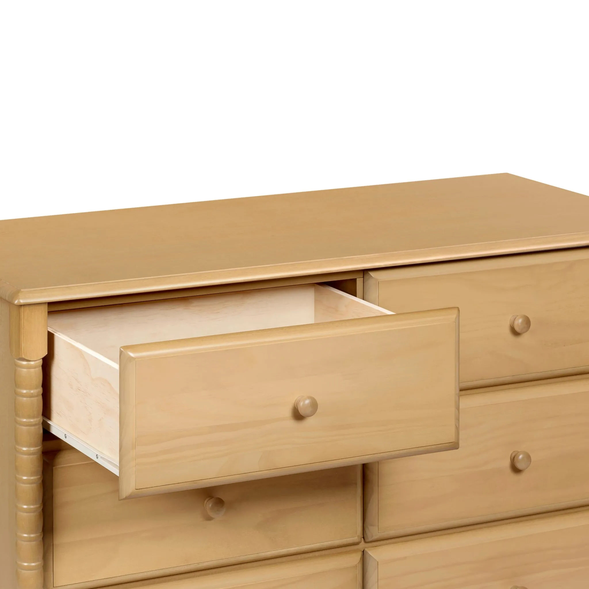 DaVinci Storage Furniture>Jenny Lind Spindle 6-Drawer Dresser - Honey
