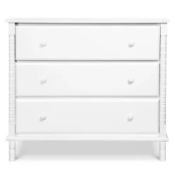 DaVinci Storage Furniture>Jenny Lind Spindle 3-Drawer Dresser - White