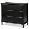 DaVinci Jenny Lind Spindle 3-Drawer Dresser - Ebony Black