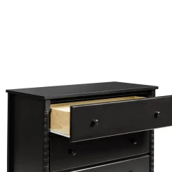 DaVinci Jenny Lind Spindle 3-Drawer Dresser - Ebony Black
