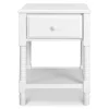 DaVinci Nightstands>Jenny Lind Spindle Nightstand - White