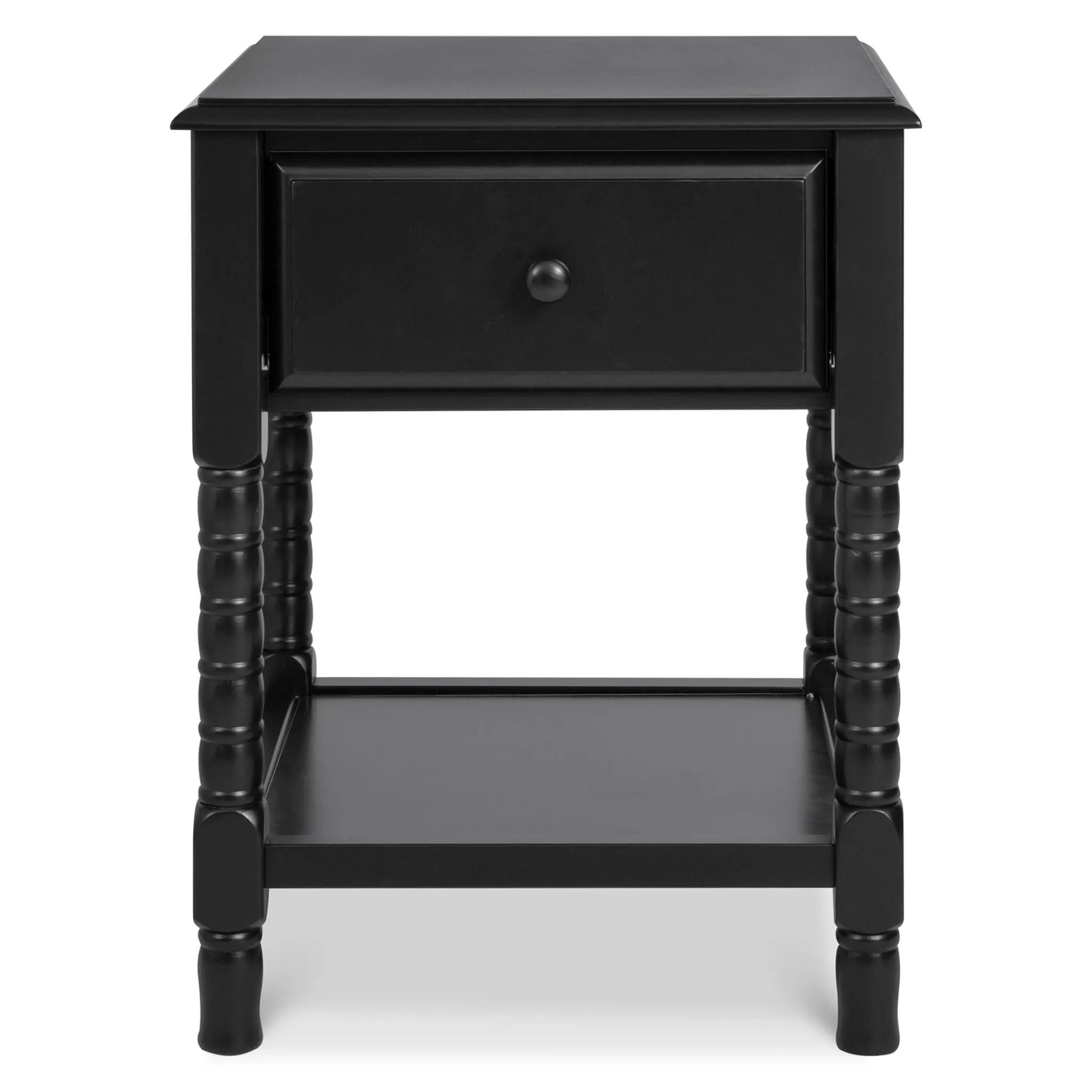 DaVinci Nightstands>Jenny Lind Spindle Nightstand - Ebony