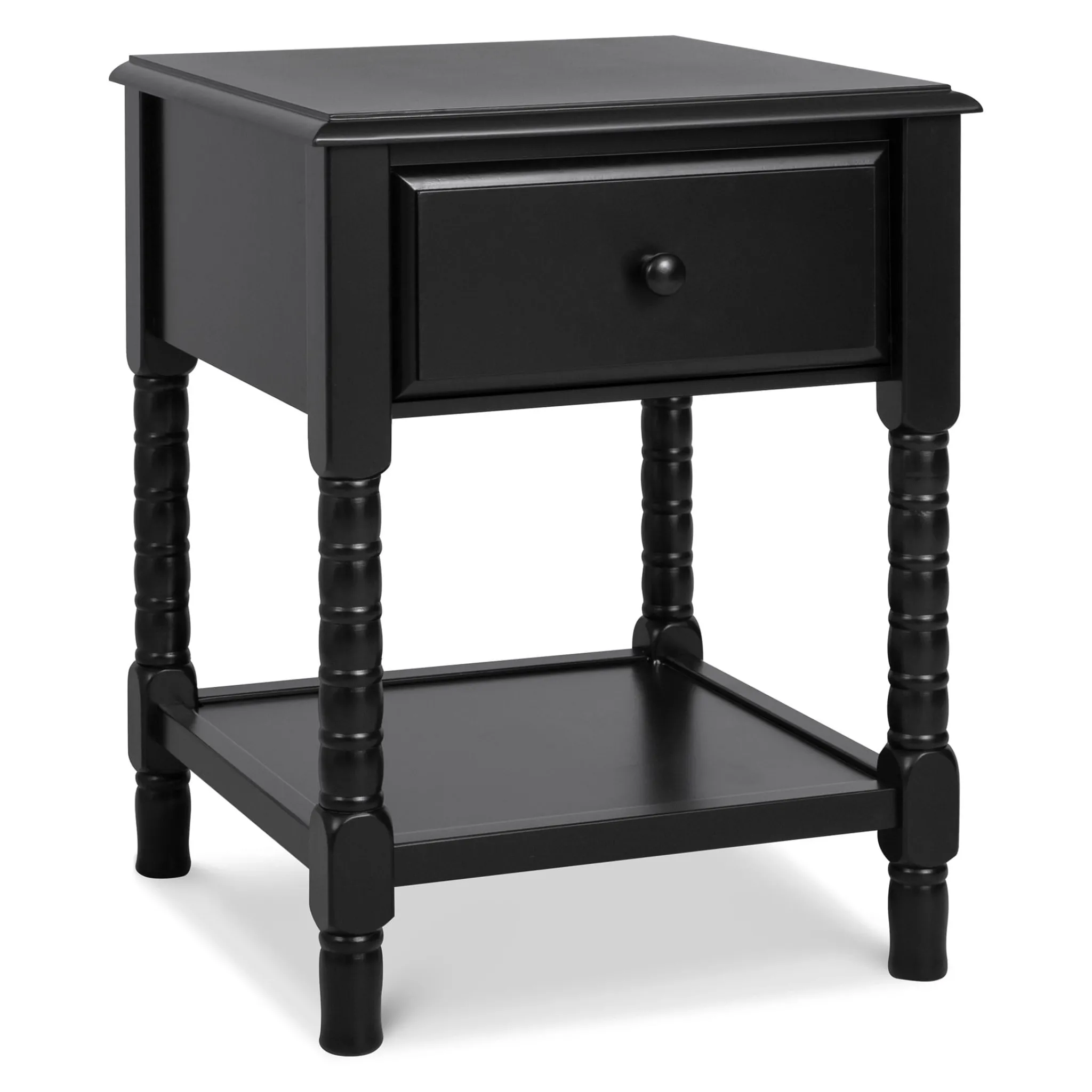 DaVinci Nightstands>Jenny Lind Spindle Nightstand - Ebony
