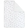 Kids Living Textiles Blankets|Blankets>Jersey Sherpa Blanket - Grey Elephant