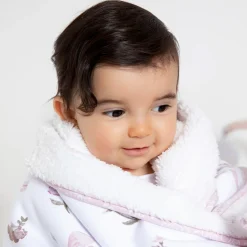 Kids Living Textiles Jersey Sherpa Blanket - Mushroom House