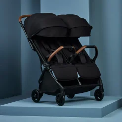 Kids Silver Cross Strollers|Strollers & Trailers>Jet Double Stroller - Black