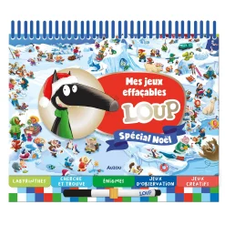 Kids Auzou Diy & Activities>Jeux Effaçables Spécial Noël