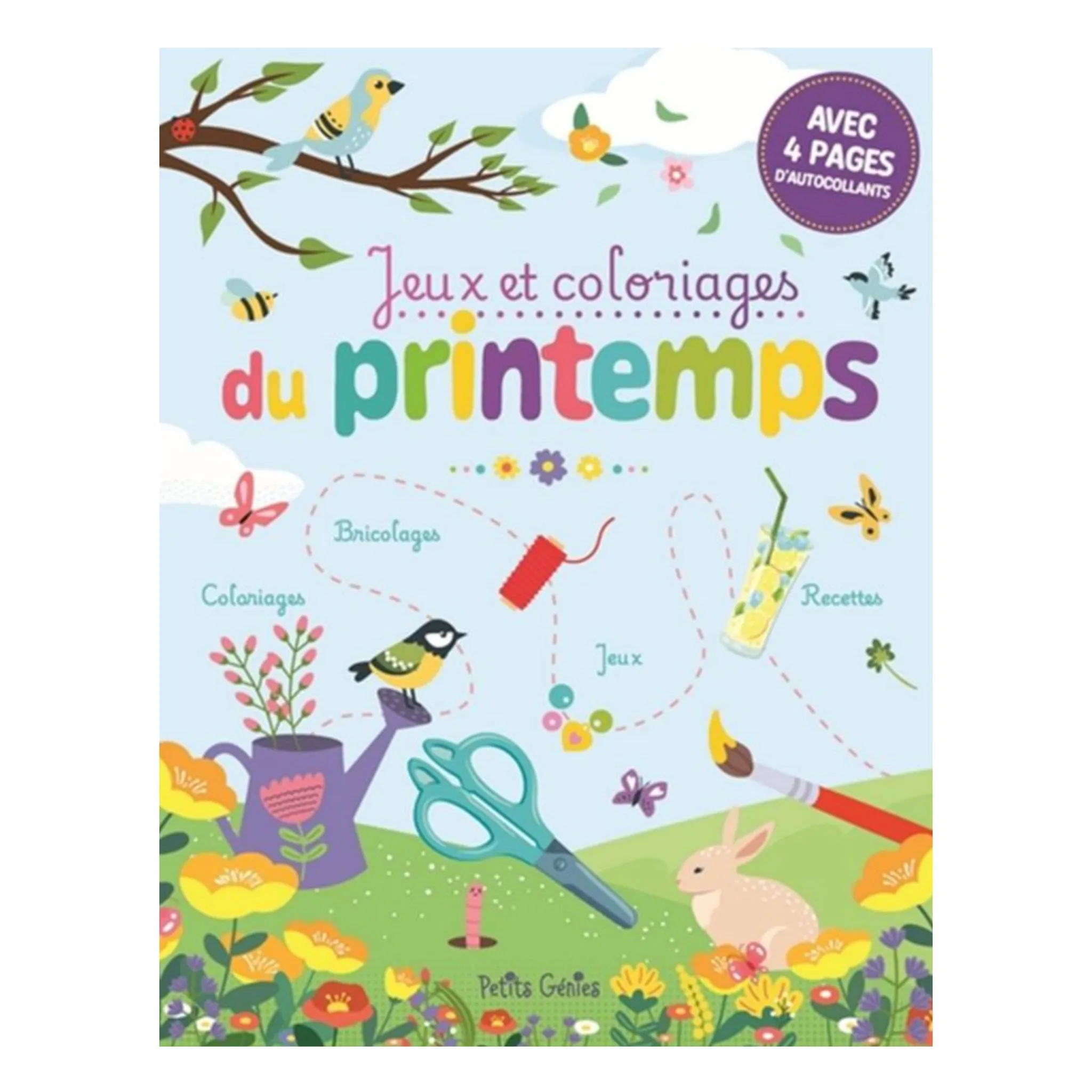 Kids Prologue Quebec Books|4 Years And Over>Jeux Et Coloriage Du Printemps