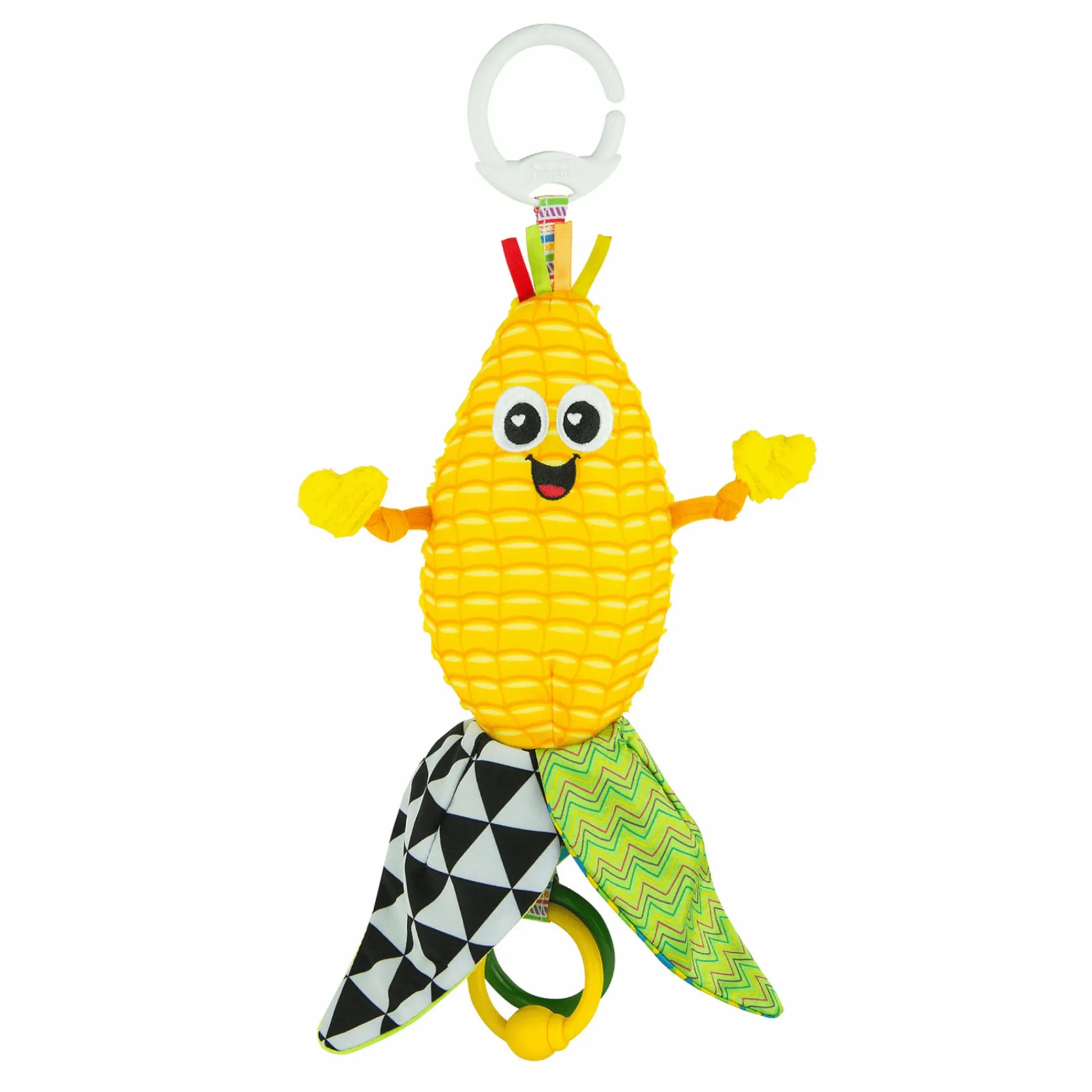 Lamaze Developmental Toys>John Deere Clip & Go - Corn E. Cobb™ Baby Toy