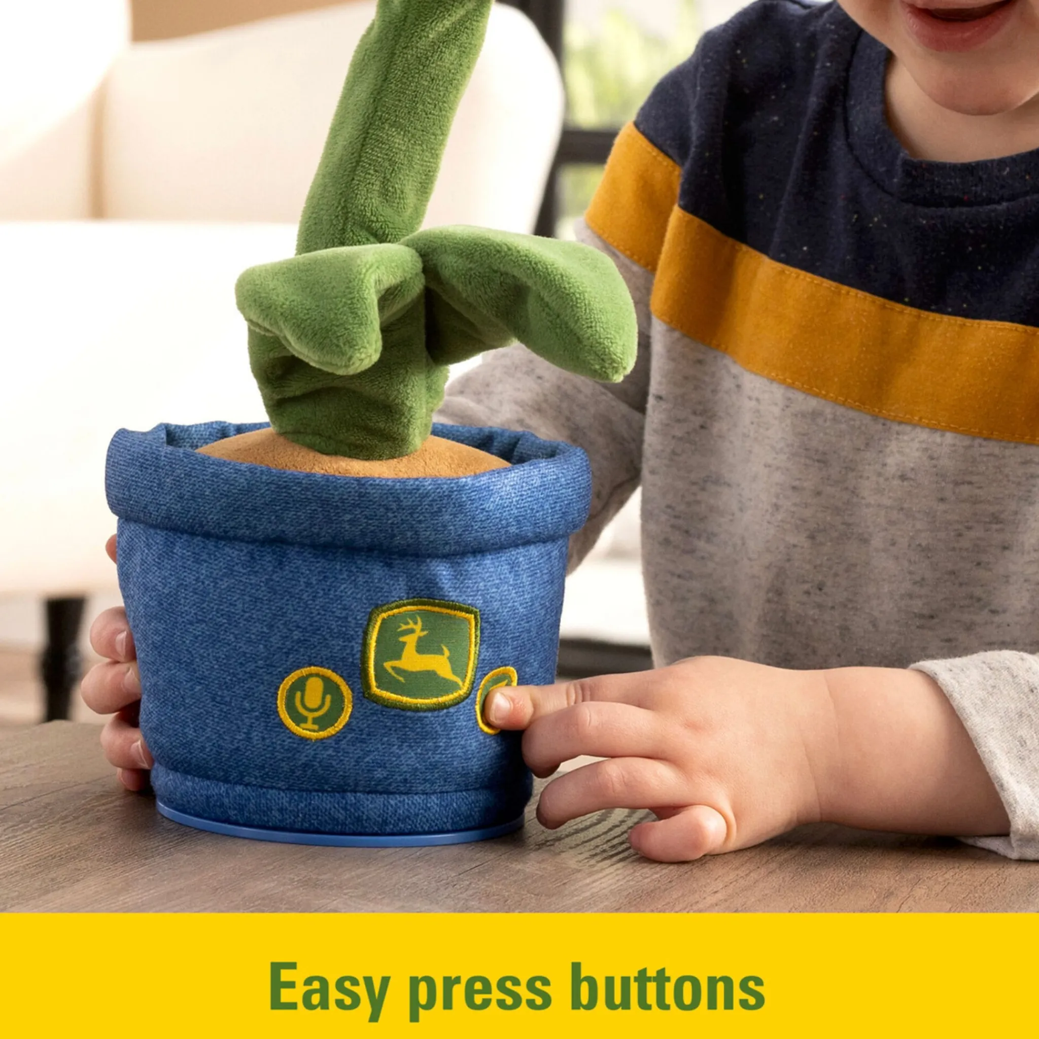 Kids Lamaze Musical Toys|Developmental Toys>John Deere Corny Dancer Plush Musical Toy