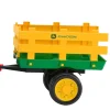 Kids Peg Perego John Deere Trailer - Green/Yellow