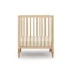 Dadada Baby Jolly 3-In-1 Convertible Crib - White/Natural