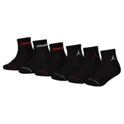 Kids/BOY Jordan Socks|Underwear & Socks>Ankle Socks (6) Sizes 3j-7j