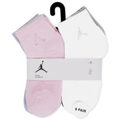 Kids Jordan Ankle Socks 6pck 10e-7j