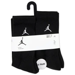 Kids/BOY Jordan Crew Socks 6pck 3j-7j