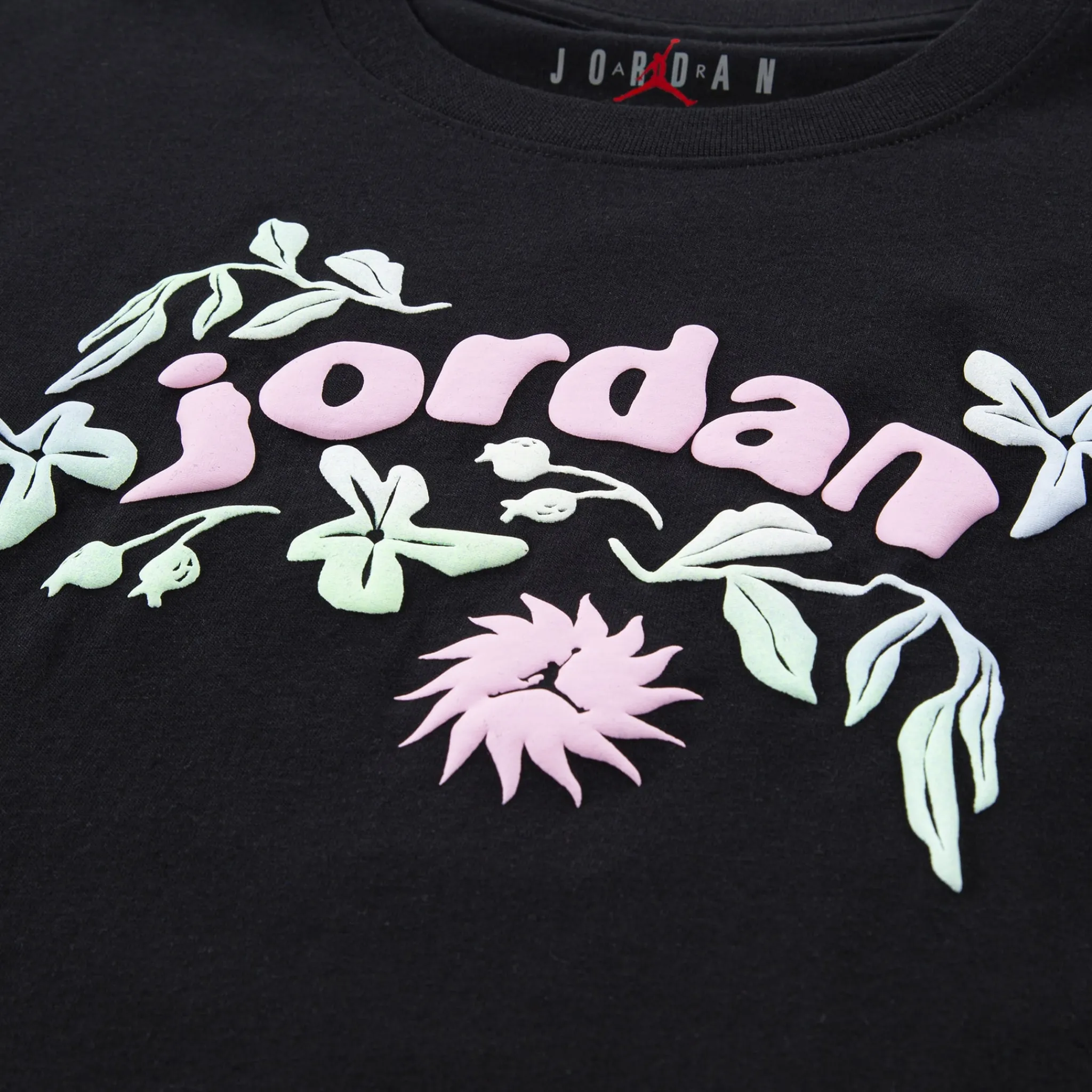 Kids Jordan Sportswear|Tops>Puff Floral T-shirt 7-16y