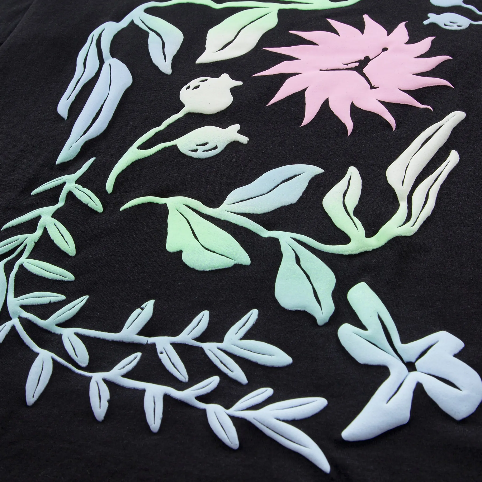 Kids Jordan Sportswear|Tops>Puff Floral T-shirt 7-16y