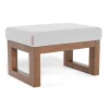 Monte Joya Ottoman - Ash / Walnut