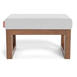 Monte Joya Ottoman - Ash / Walnut