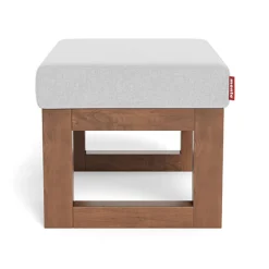 Monte Joya Ottoman - Ash / Walnut