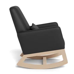 Monte Gliders & Rocking Chairs|Gliders & Rocking Chairs>Joya Rocking Chair - Black Leather / Natural Wood