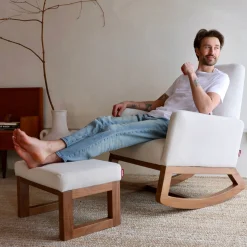 Monte Joya Rocking Chair - Dune / Walnut