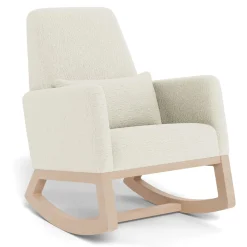 Monte Gliders & Rocking Chairs|Gliders & Rocking Chairs>Joya Rocking Chair - White Faux Sheepskin / Maple (In Stock)